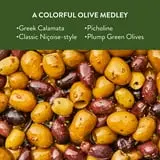 DeLallo Marinated Pitted Olives Jubilee, with Kalamata, Nicoise, Picholine, & Green Olives, 7 oz Container thumbnail 2