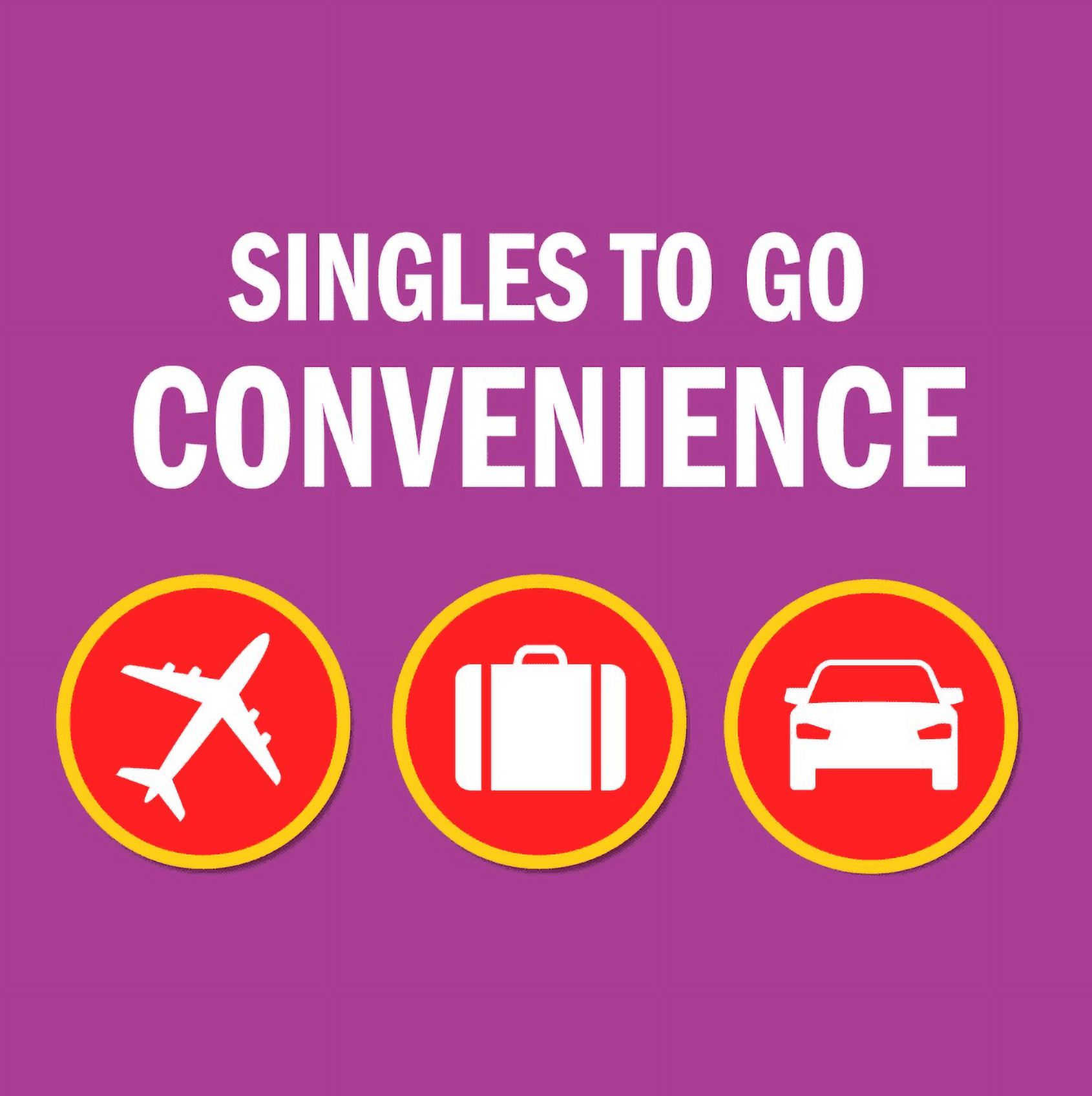 Skittles Zero Sugar Wild Berry Singles-to-Go Packs, Powdered Drink Mix, 2.88 oz, 30 Count Packets thumbnail 2