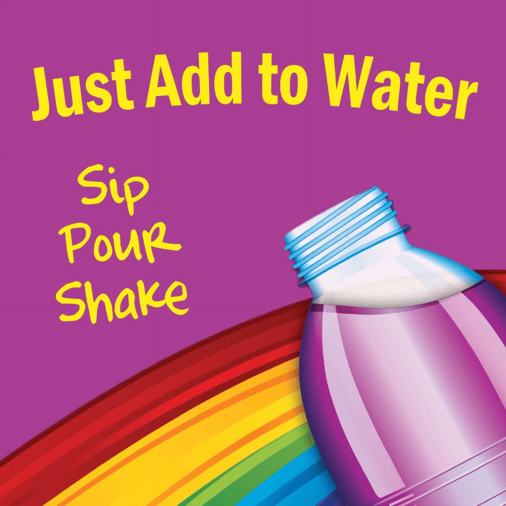 Skittles Zero Sugar Wild Berry Singles-to-Go Packs, Powdered Drink Mix, 2.88 oz, 30 Count Packets thumbnail 3