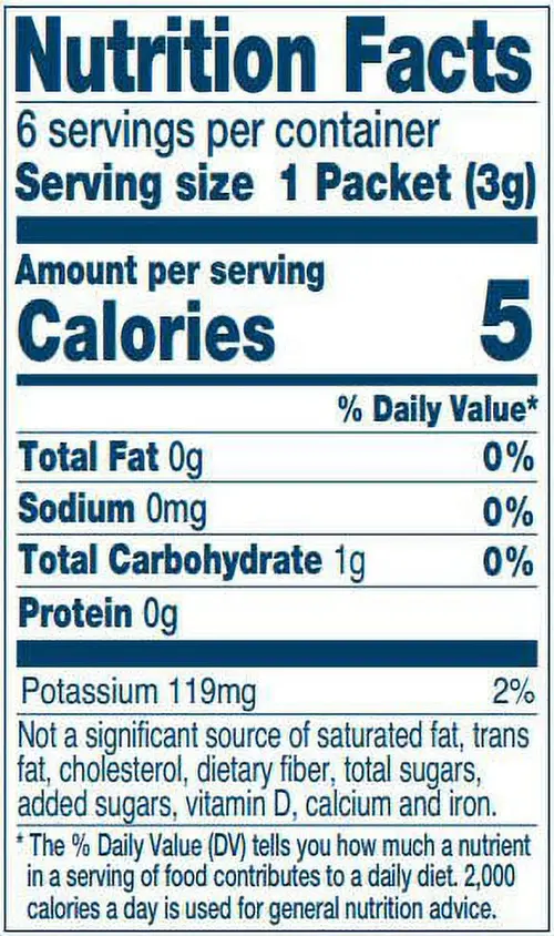 (6 Packets) Jolly Rancher Blue Raspberry Sugar Free, On-The-Go, Caffeine Free, Powdered Drink Mix thumbnail 3