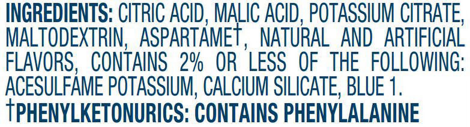 (6 Packets) Jolly Rancher Blue Raspberry Sugar Free, On-The-Go, Caffeine Free, Powdered Drink Mix thumbnail 4