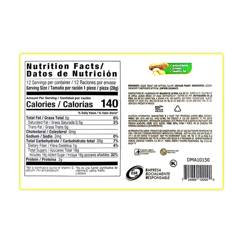 De La Rosa Mazapan Style Mexican Peanut Candy, 12 Count thumbnail 2