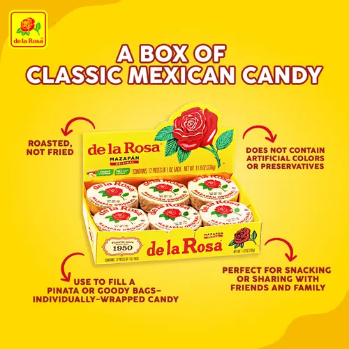 De La Rosa Mazapan Style Mexican Peanut Candy, 12 Count thumbnail 4