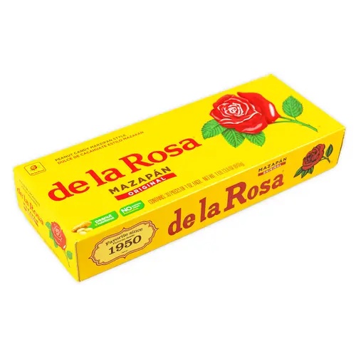 De La Rosa Mazapan Style Mexican Peanut Candy for Snacking and Sharing, 30 Count
