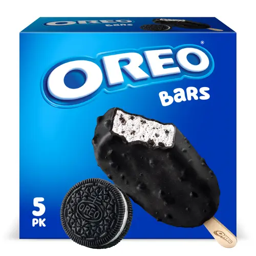 Oreo Frozen Dairy Dessert Bars, No Artificial Flavors, 5 Count