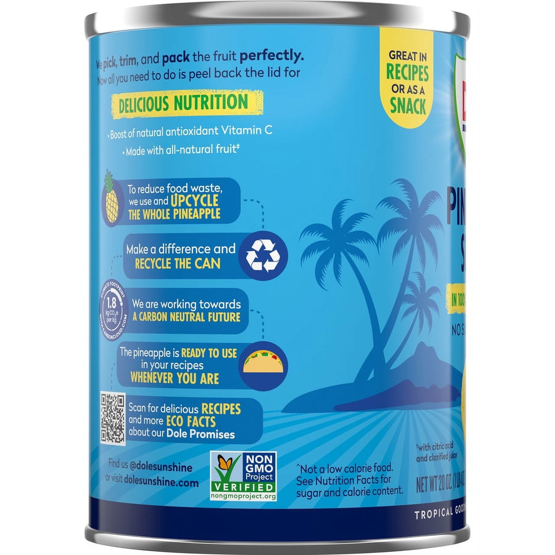 Pineapple Slices in 100% Pineapple Juice, 20 oz Can thumbnail 4