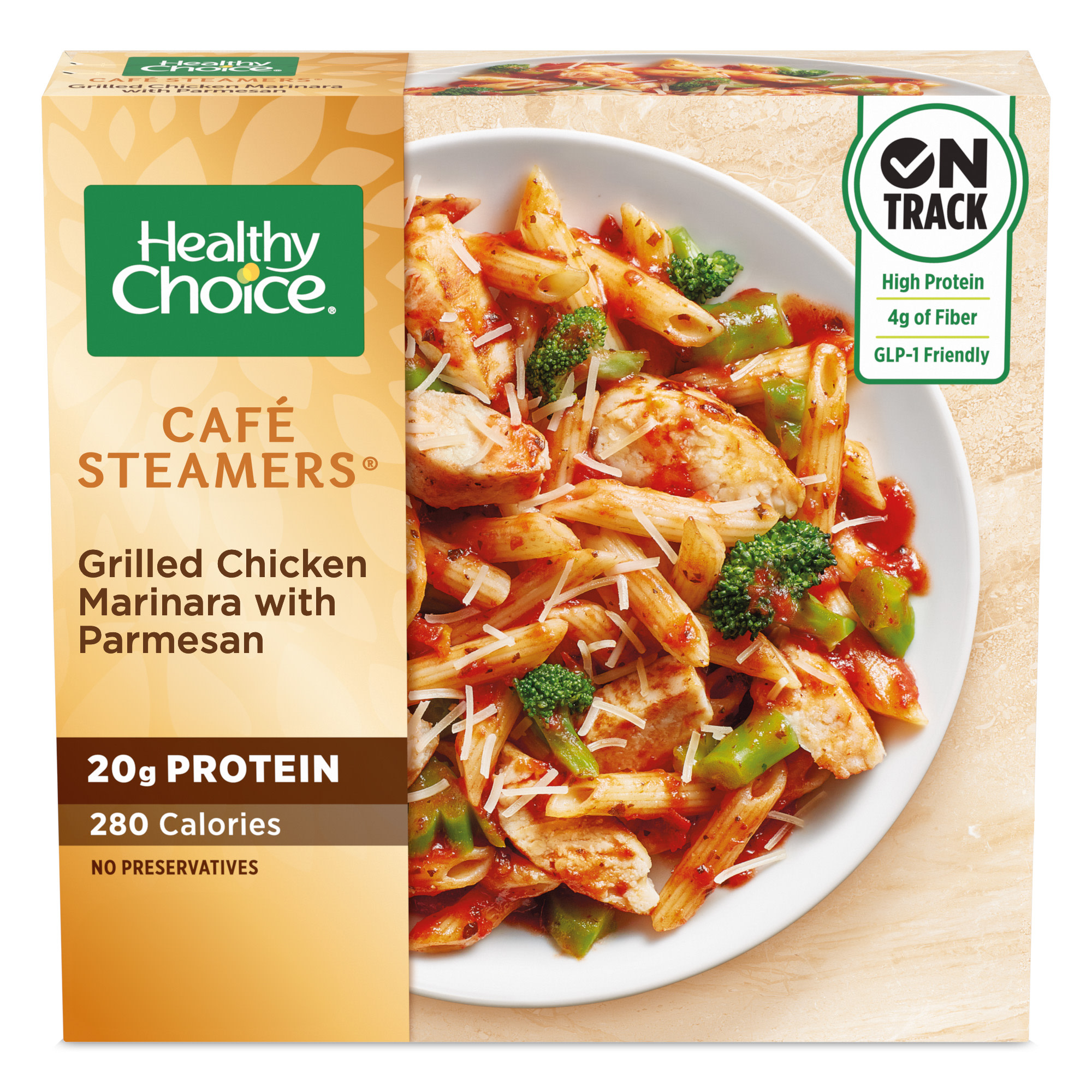 Healthy Choice CafÃ© Steamers Grilled Chicken Marinara With Parmesan, 9.5 oz (frozen)