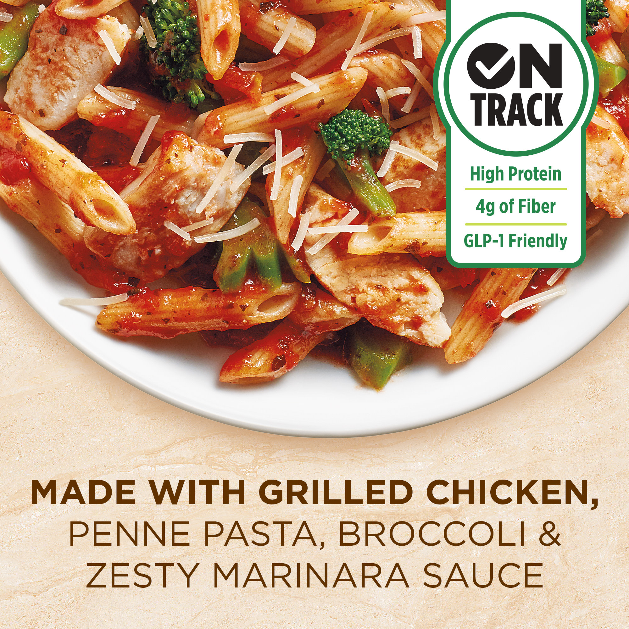 Healthy Choice CafÃ© Steamers Grilled Chicken Marinara With Parmesan, 9.5 oz (frozen) thumbnail 2