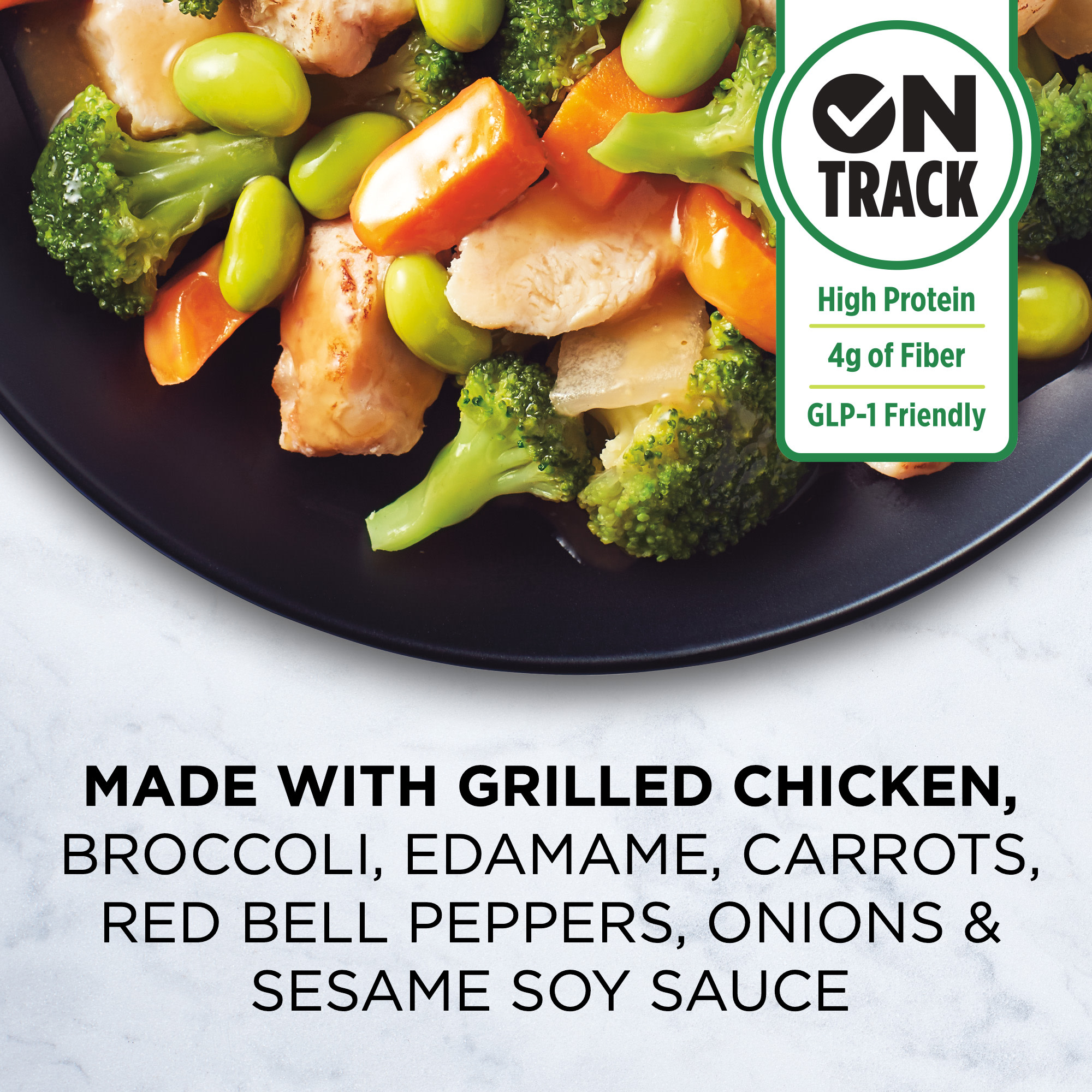 Healthy Choice Simply Steamers Chicken & Vegetable Stir Fry, Frozen Asian Meal, 9.25 oz (Frozen) thumbnail 2