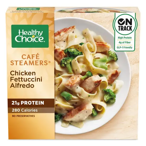 Healthy Choice CafÃ© Steamers Chicken Fettuccini Alfredo With Broccoli Frozen 10oz (frozen)