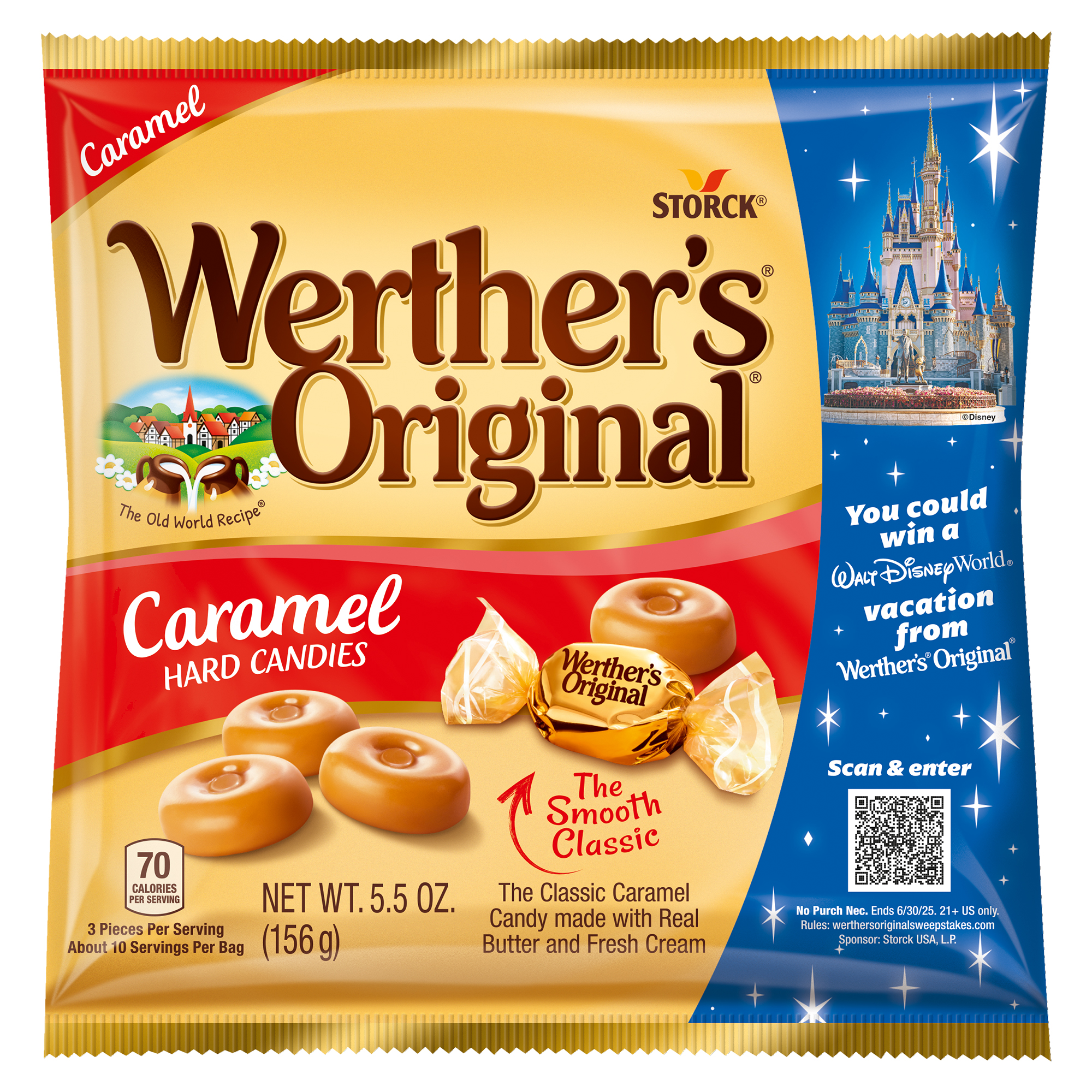 Werthers Original Hard Caramel Candy, 5.5 oz
