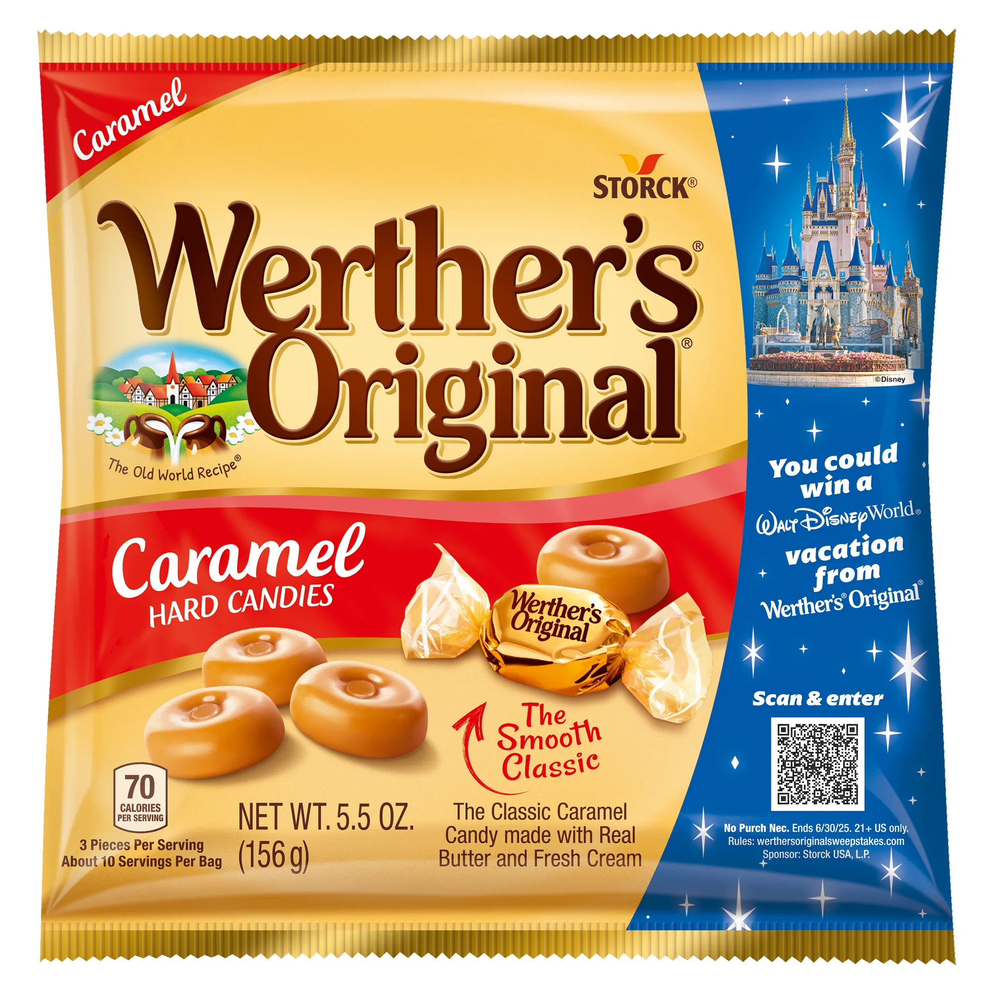 Werthers Original Hard Caramel Candy, 5.5 oz