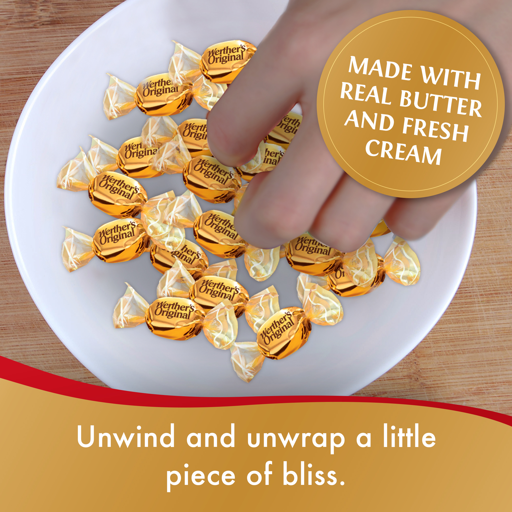Werthers Original Hard Caramel Candy, 5.5 oz thumbnail 3