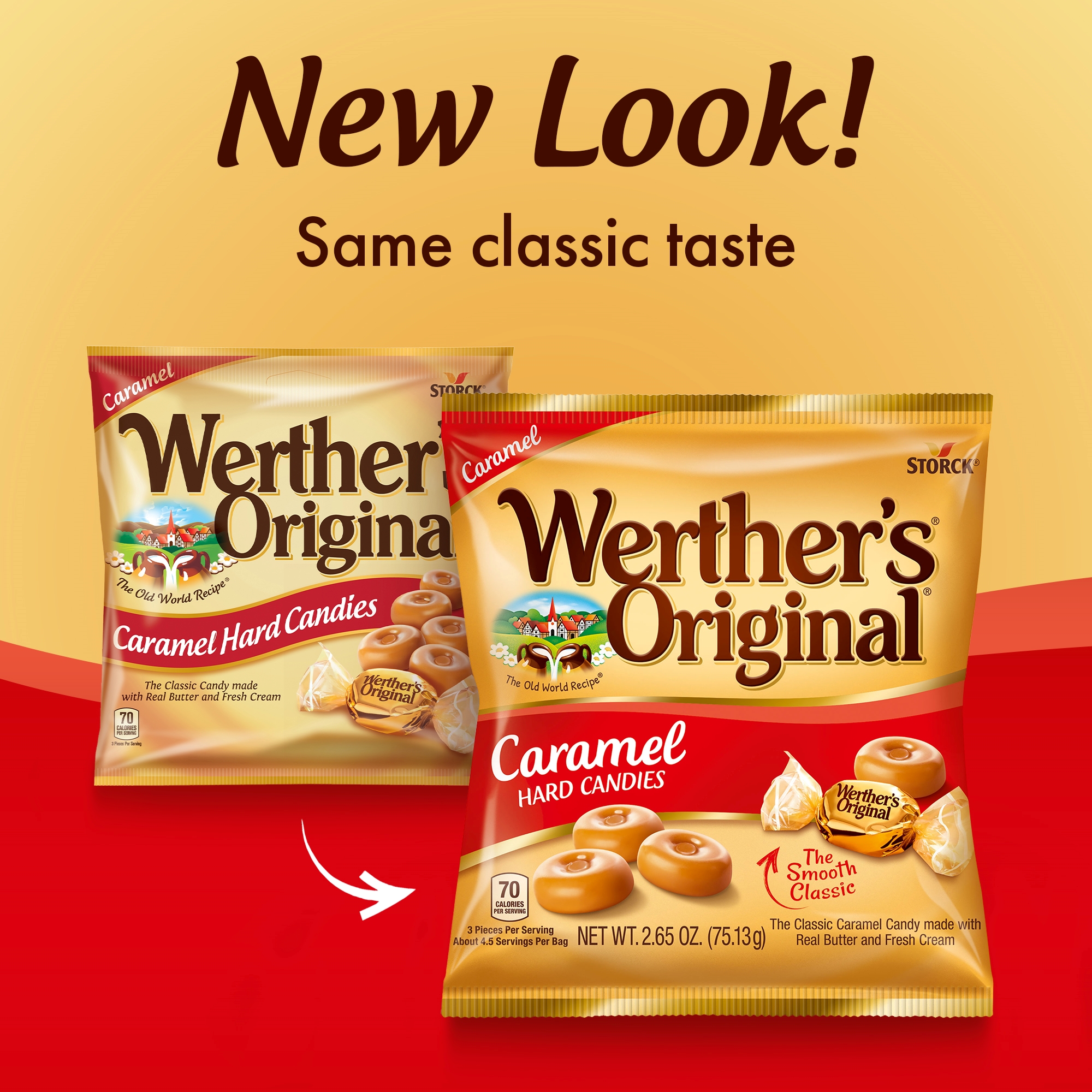 Werther's Original Caramel Hard Candies, 2.65 oz. thumbnail 3