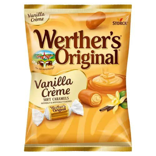 Werther's Original Soft Vanilla CrÃ¨me Caramel Candy, 4.51 oz Bag Storck