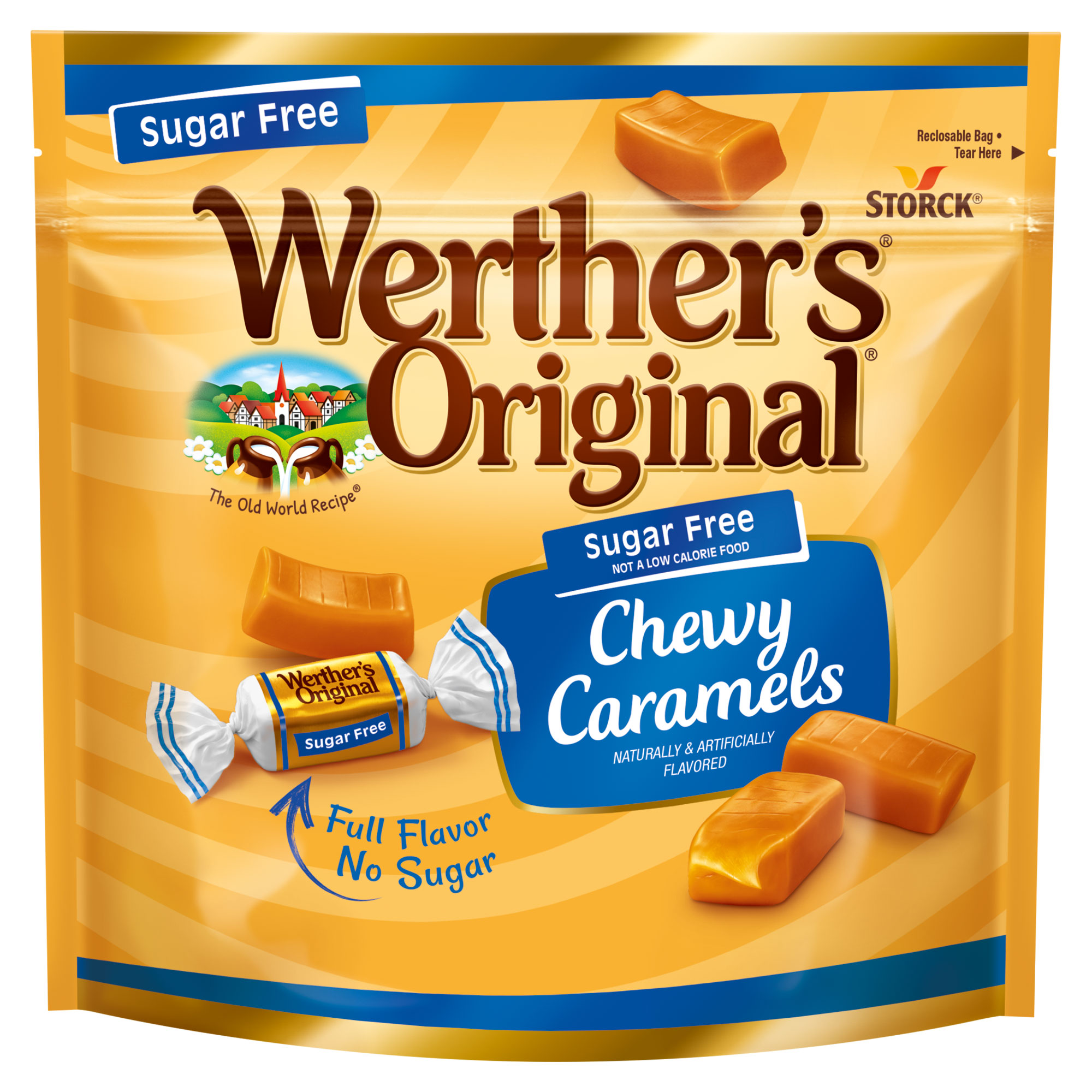 Werther's Original Chewy Sugar Free Caramel Candy 7.7 oz