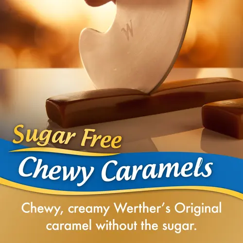 Werther's Original Chewy Sugar Free Caramel Candy 7.7 oz thumbnail 4