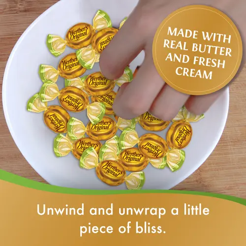 Werther's Original Hard Apple Filled Caramel Candy, 5.5 oz thumbnail 3