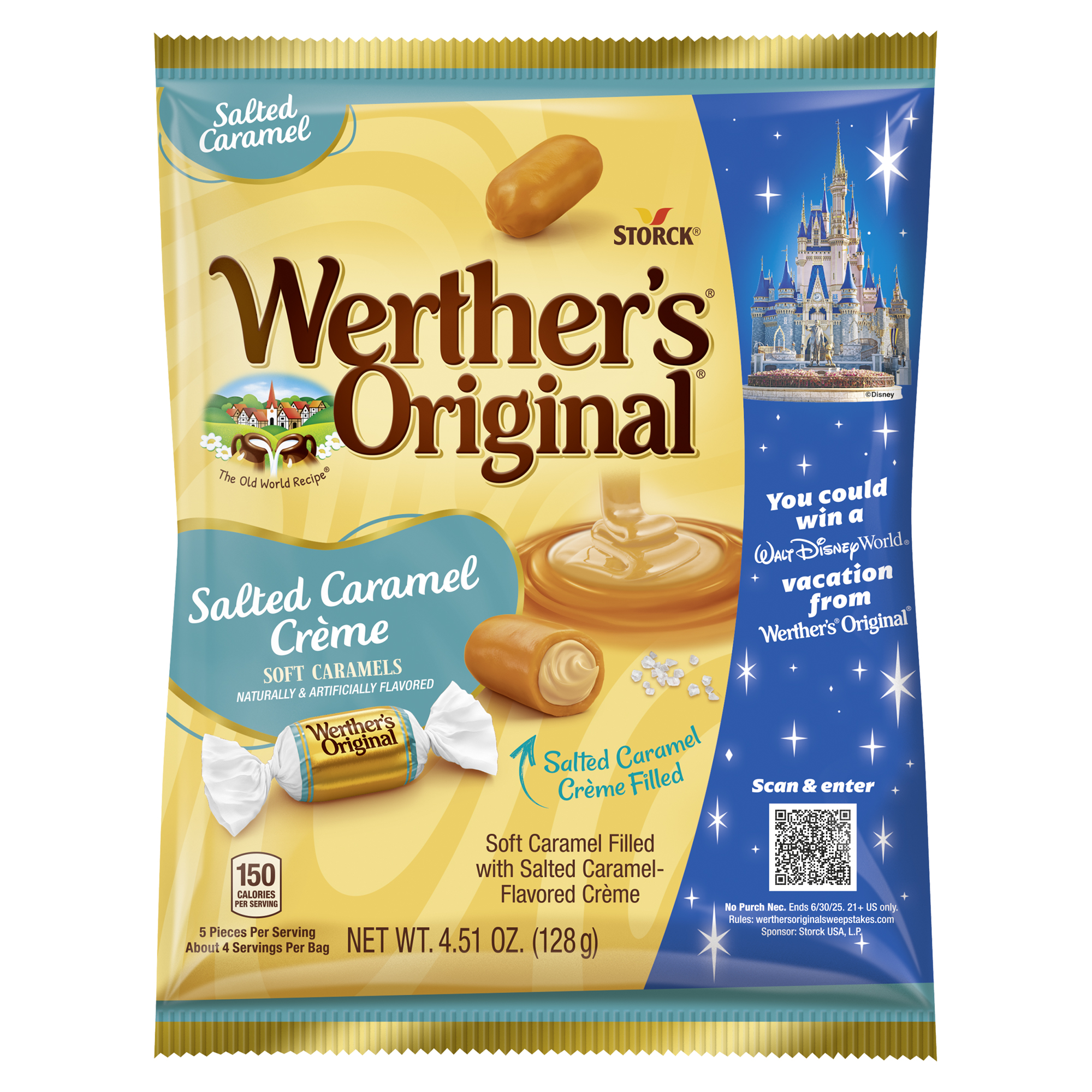 Wertherâ€™s Original Salted Caramel Creme Soft Caramels, 4.51 oz