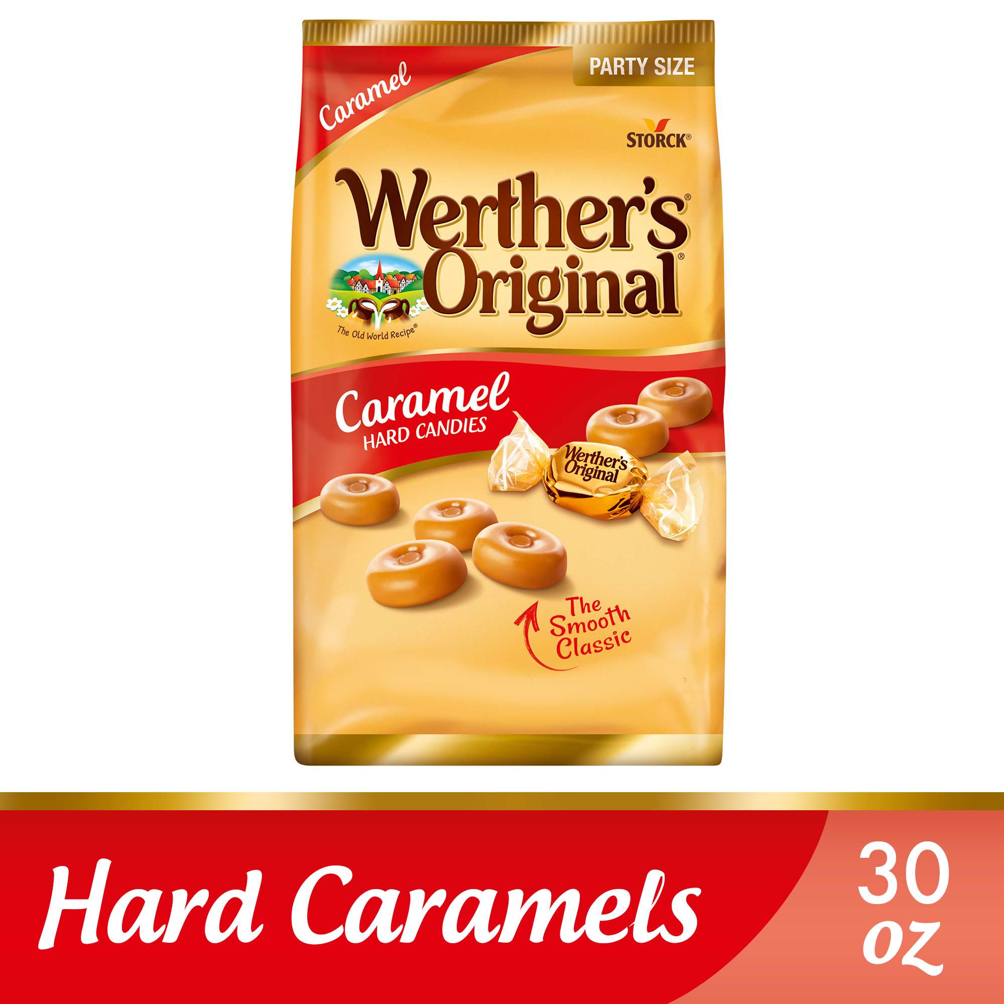 Werther's Original Hard Caramel Candy, 30 oz thumbnail 2