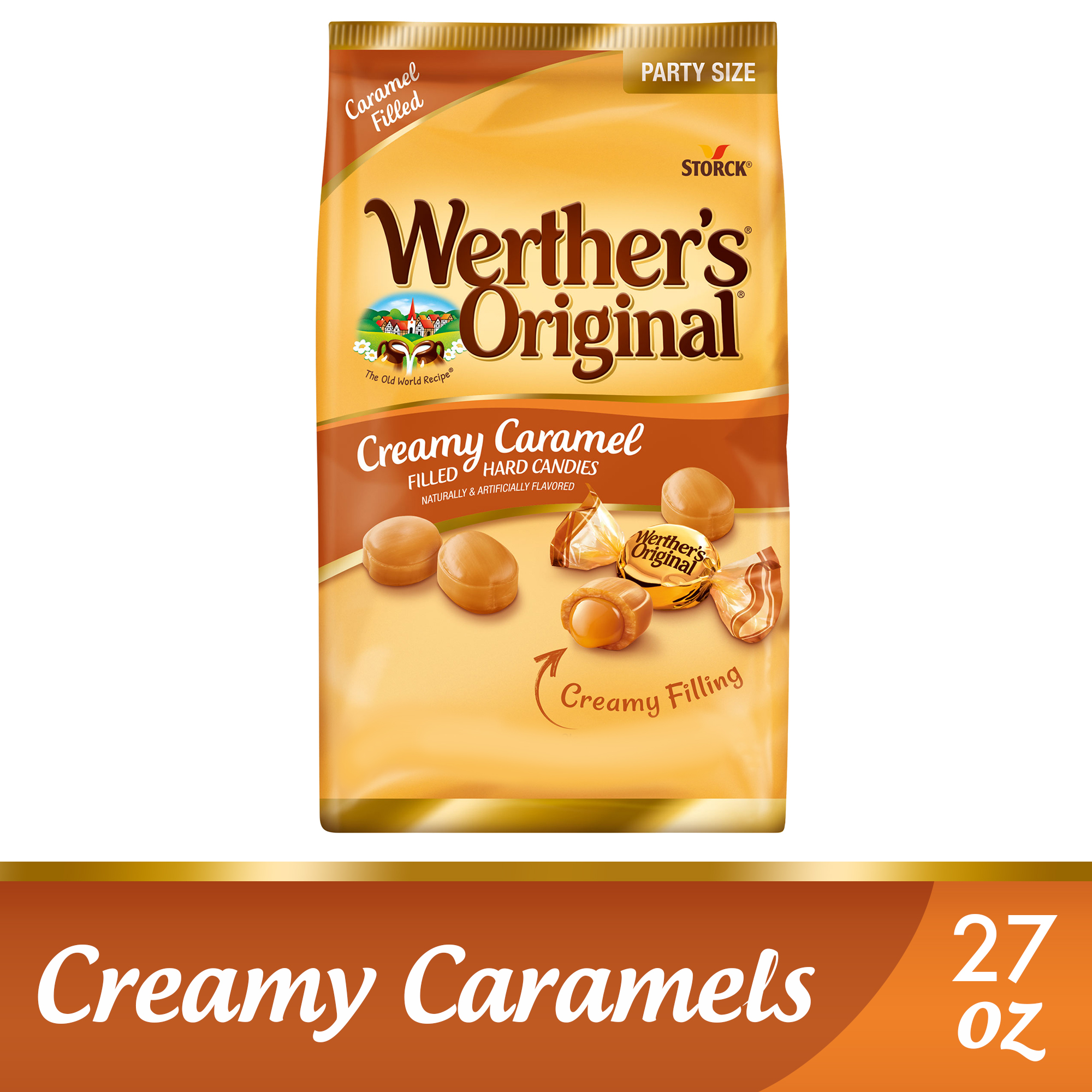 Werther's Original Creamy Caramel Filled Candy, 27 oz thumbnail 2