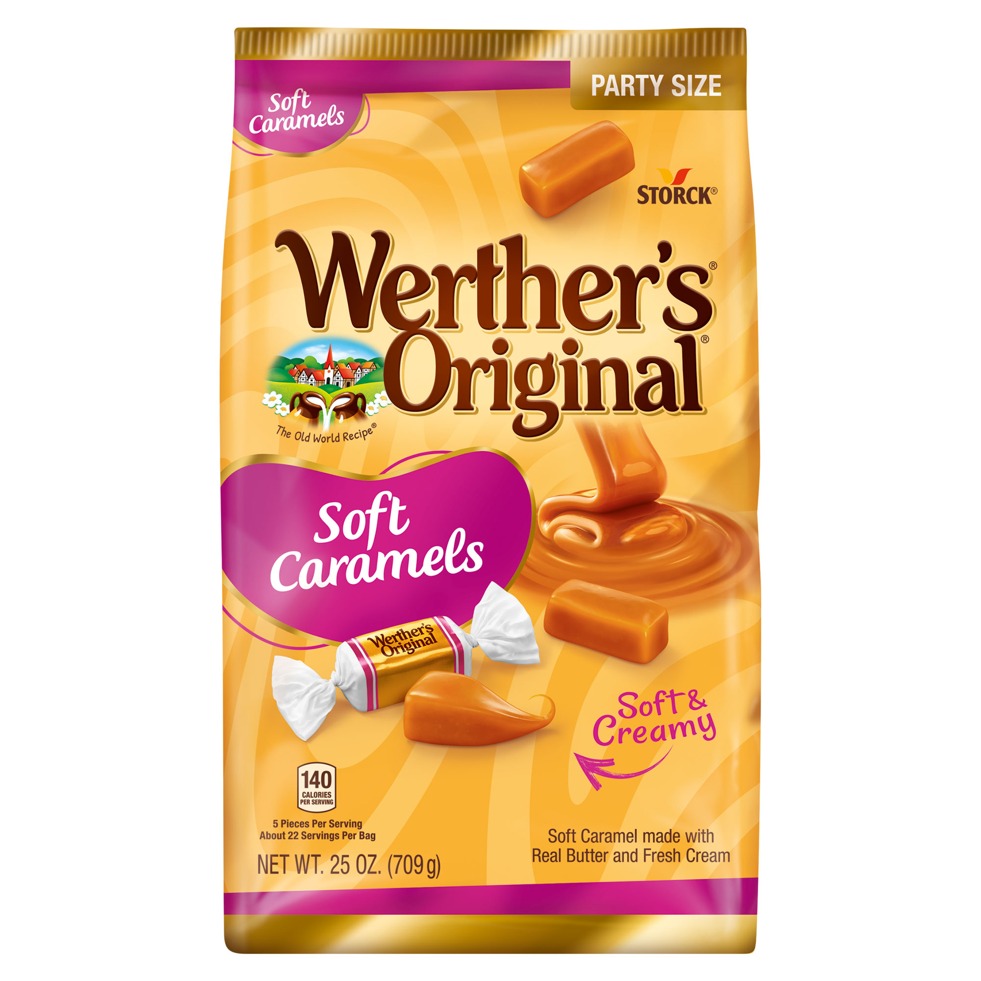 Werther's Original Soft Caramel Candy, 25 oz