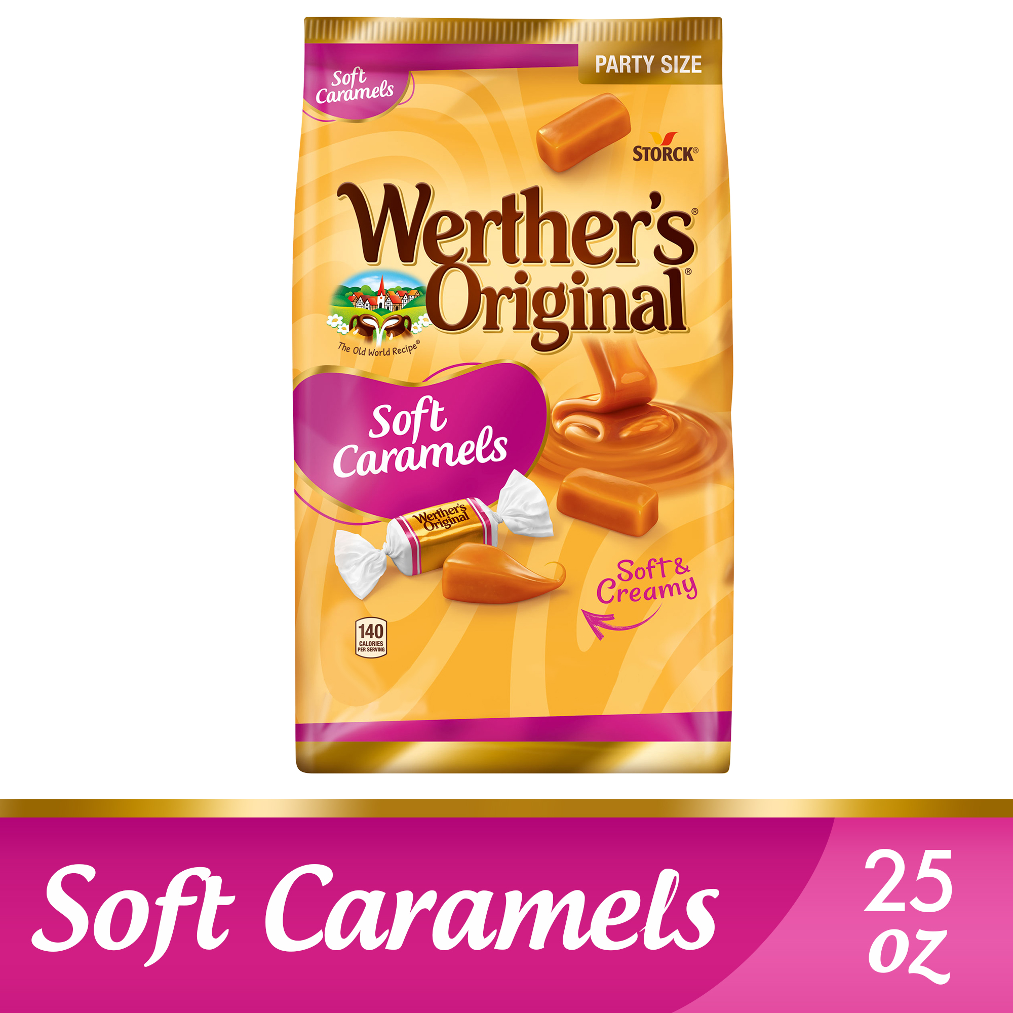 Werther's Original Soft Caramel Candy, 25 oz thumbnail 2