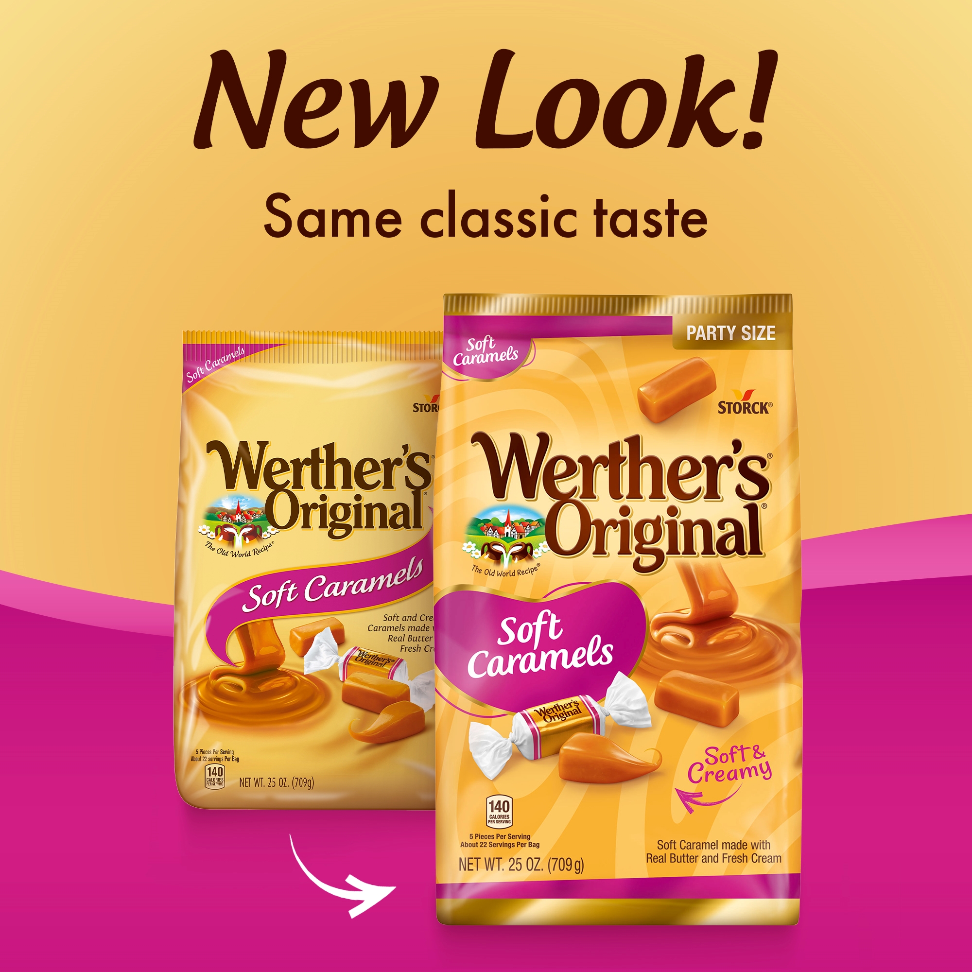 Werther's Original Soft Caramel Candy, 25 oz thumbnail 3
