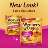 Werther's Original Individually Wrapped Soft Caramels, 10.8oz Sharing Size Bag thumbnail 3
