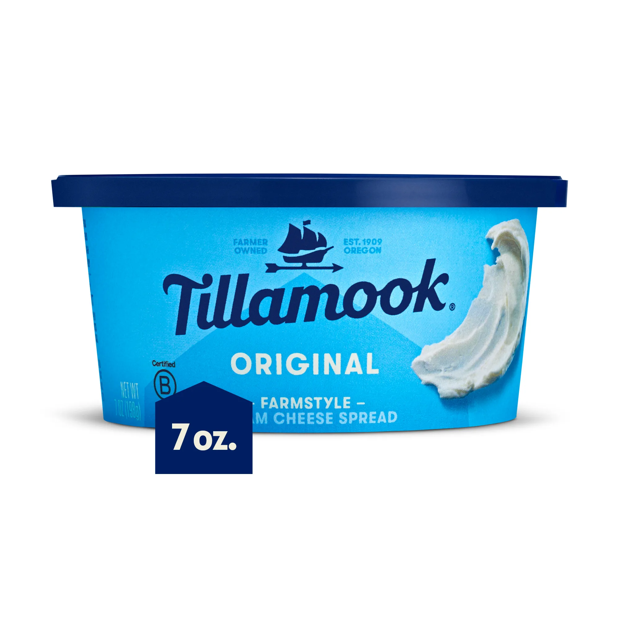 Tillamook Original Cream Cheese Spread, 7 oz Tub