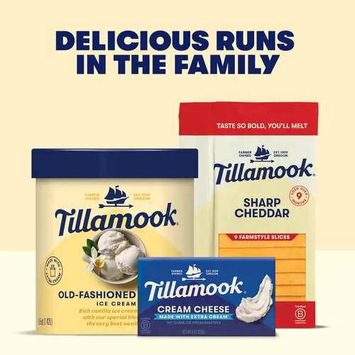 Tillamook Cream Cheese, 8 oz Brick thumbnail 3
