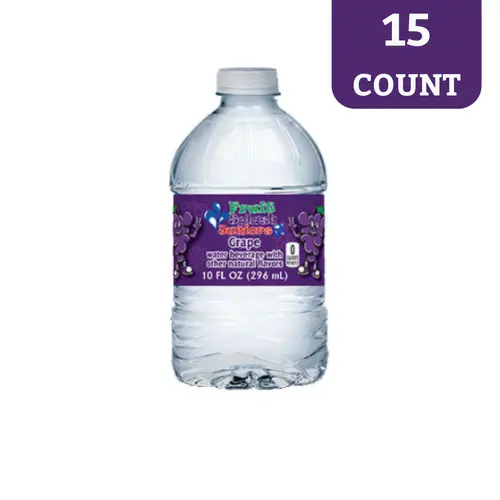 Fruit Splash Juniors, Water Bottles, Grape, 10 fl oz, 15 Pack Bottles thumbnail 4