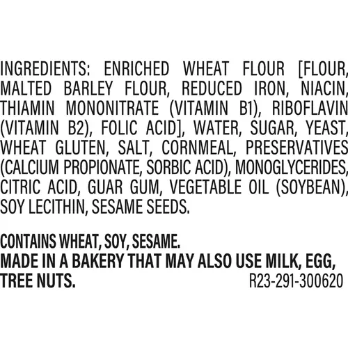 Sara Lee Deluxe Plain Bagels, 5 count, Bagels, 16.7 oz Bag thumbnail 4