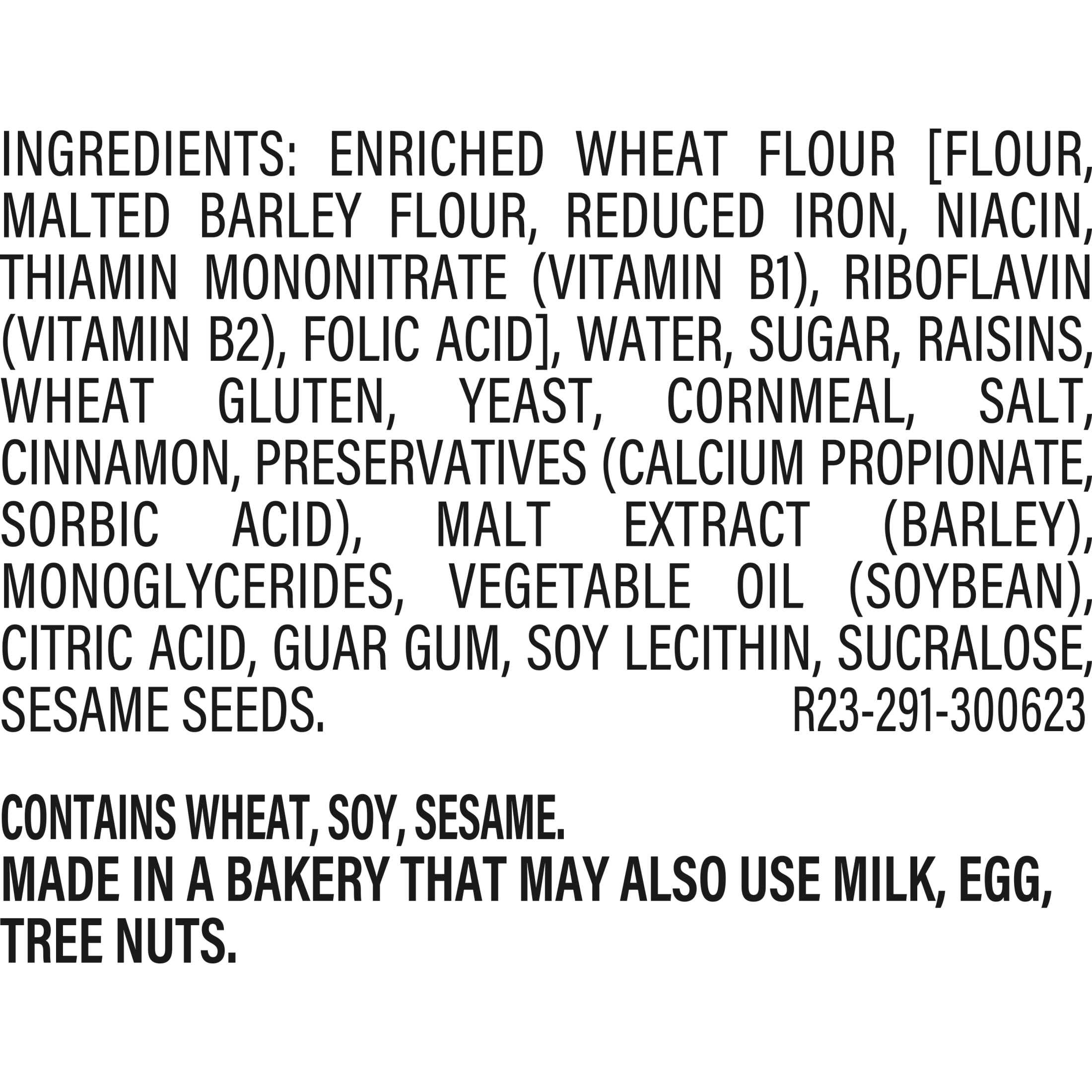 Sara Lee Cinnamon Raisin Bagel, 5 Count, 16.7 oz Bag thumbnail 3