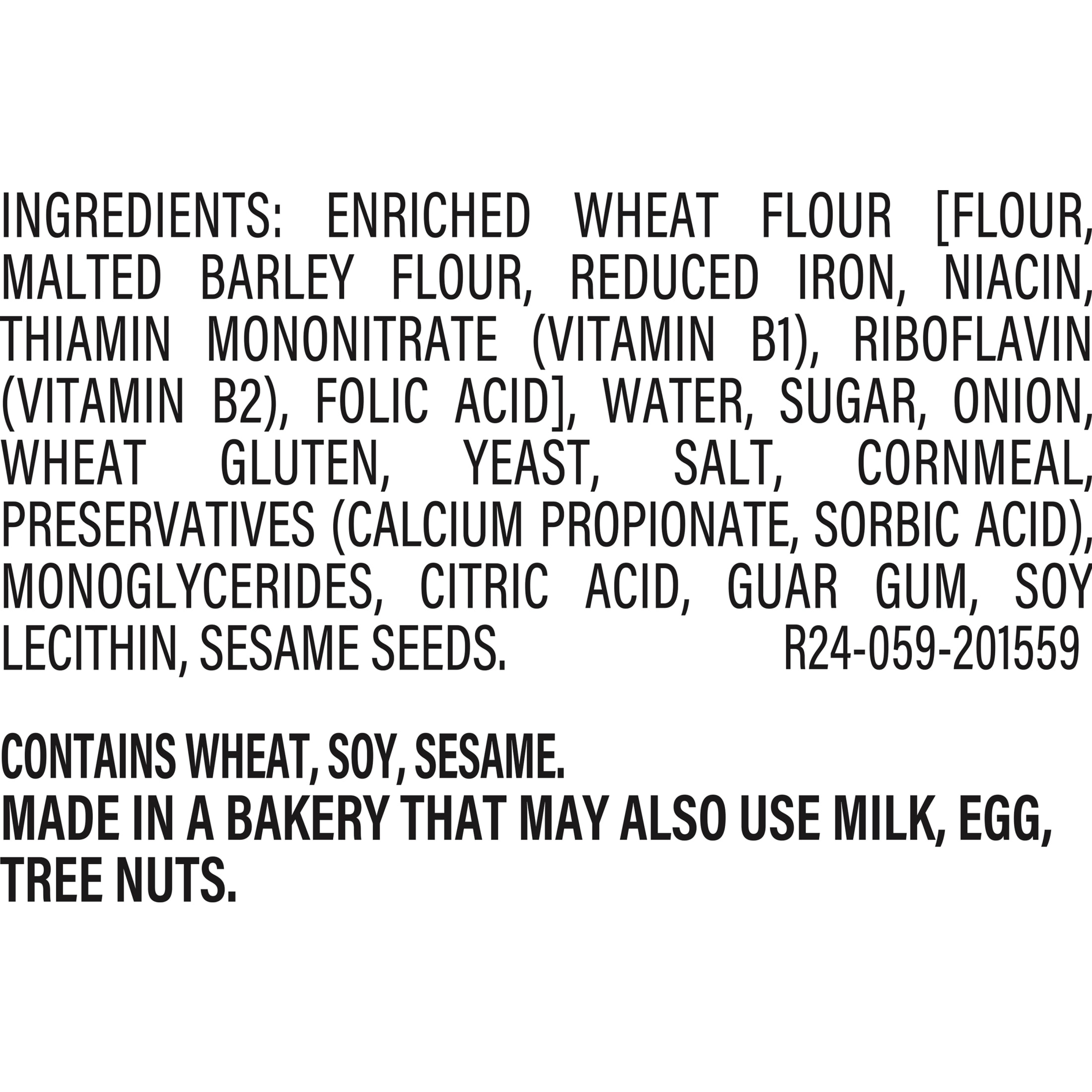 Sara Lee Onion Deluxe Bagels, 5 count, Bagels, 16.7 oz Bag thumbnail 4