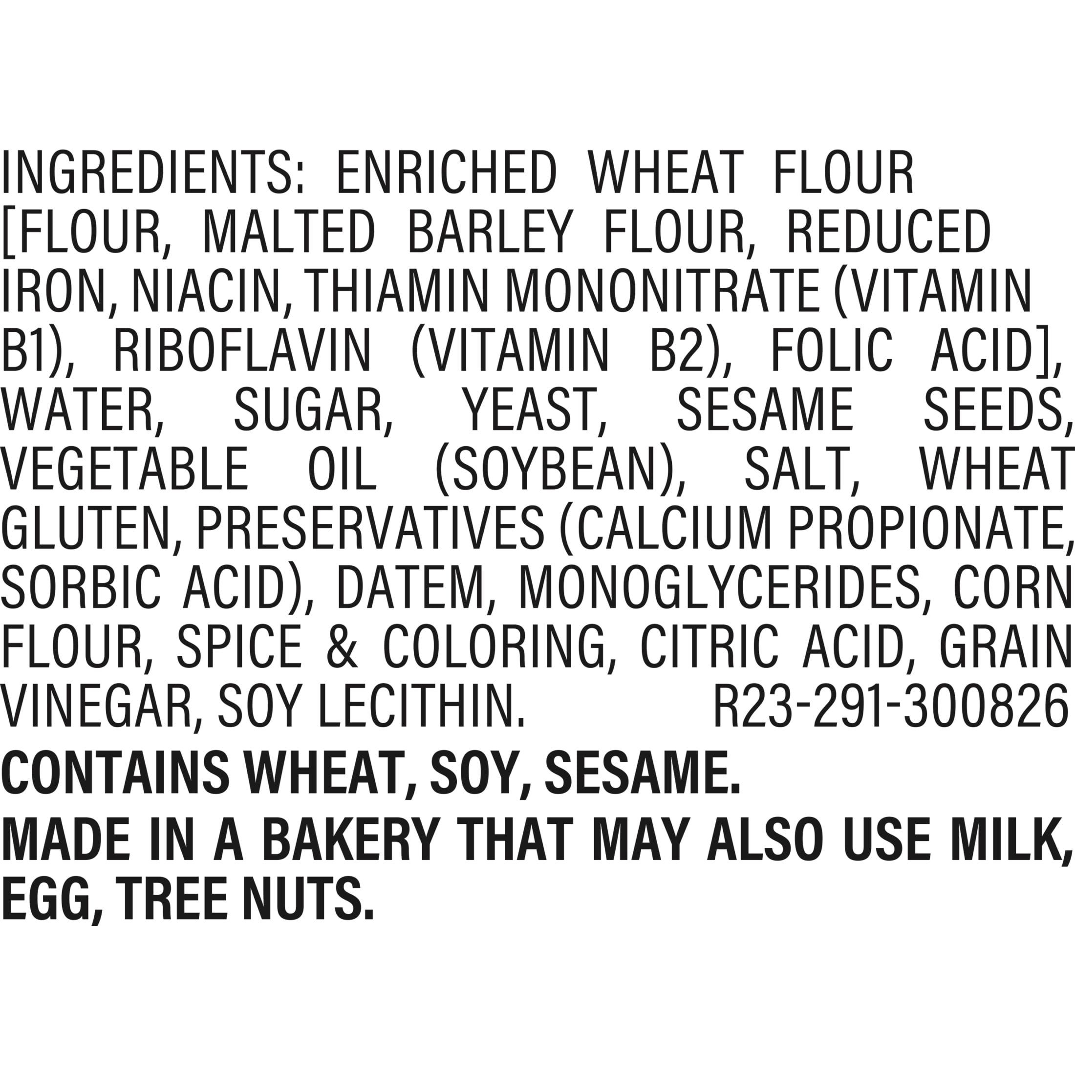 Sara Lee Restaurant Style Gourmet Sesame Seed Hamburger Buns, 12 count, White Hamburger Buns, 31.5 oz Bag thumbnail 4