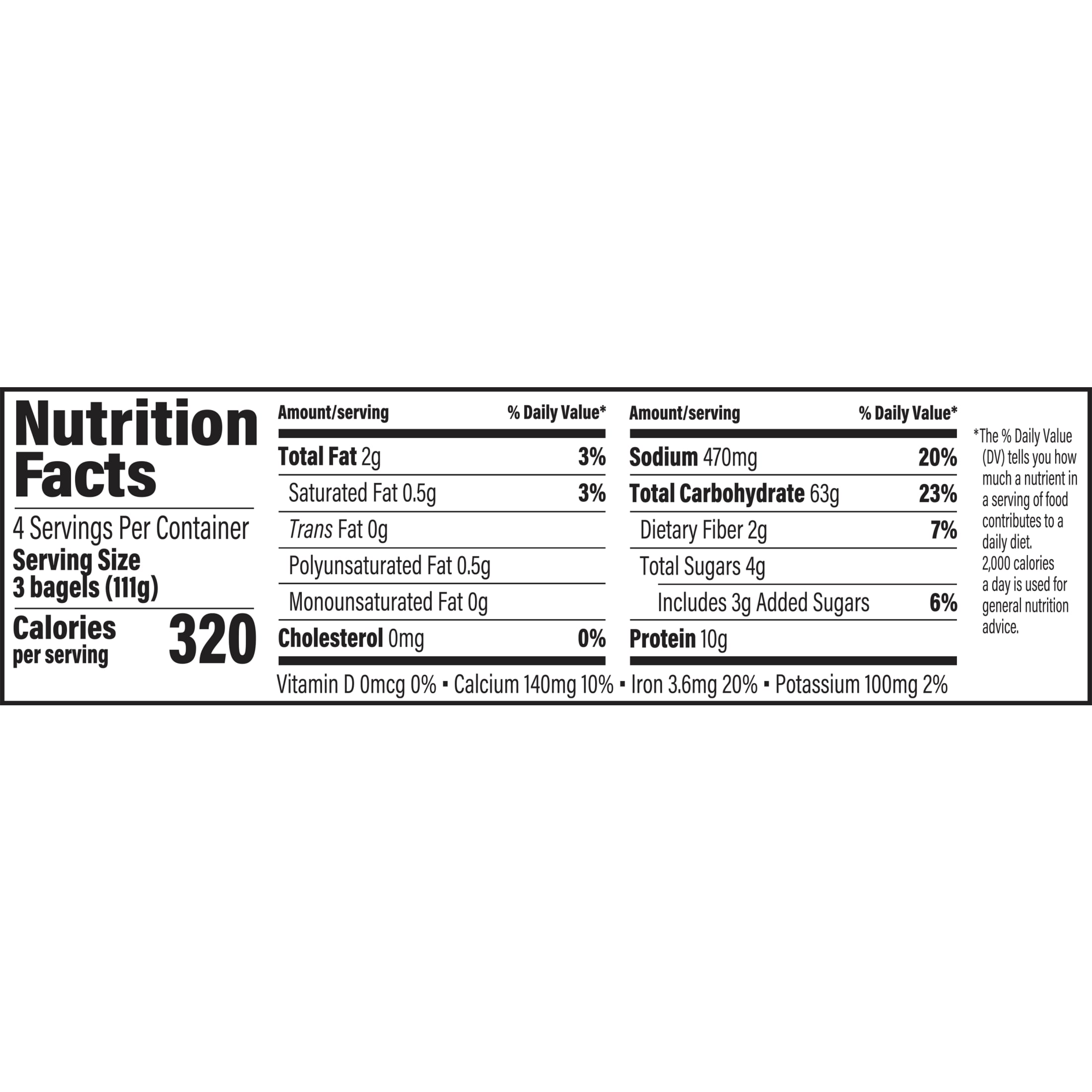 Sara Lee Plain Bagels, 12 count, Mini Bagels, 15.6 oz Bag thumbnail 2