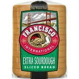 Francisco Extra Sourdough Bread, 24 oz, Plain Pre-sliced Sourdough Bread, Bag (Pack of 2)