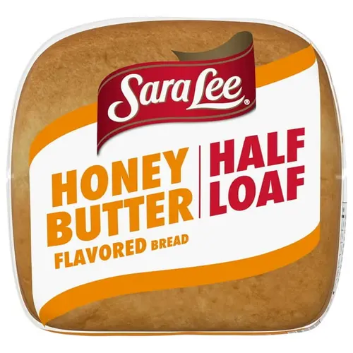 Sara Lee Honey Butter Half Loaf Bread, 12 oz, White Bread, Bag (Pack of 4) thumbnail 2