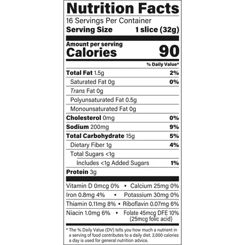 Beefsteak No Seeds Rye Bread, 18 oz, Plain Rye Bread, Bag thumbnail 3