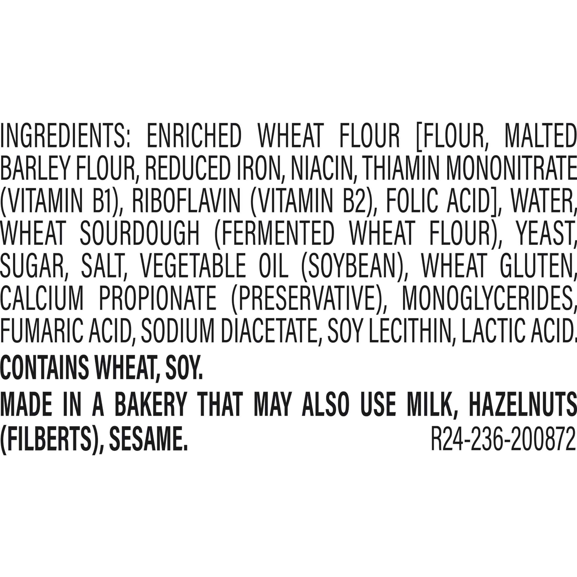 Francisco Extra Sourdough Bread, 24 oz, Plain Pre-sliced Sourdough Bread, Bag thumbnail 4