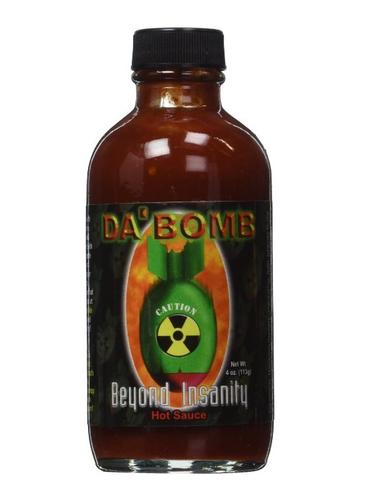 Da Bomb Beyond Insanity Hot Sauce, 4oz Bottle