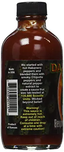 Da Bomb Beyond Insanity Hot Sauce, 4oz Bottle thumbnail 3