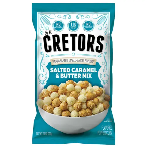 G.H. Cretors Salted Caramel & Butter Mix Popcorn, 7.5 oz Bag