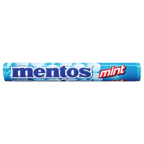 Mentos Chewy Mint Candy Roll, Fresh Mint Flavor, Peanut and Tree Nut Free, 1.32 oz thumbnail 2