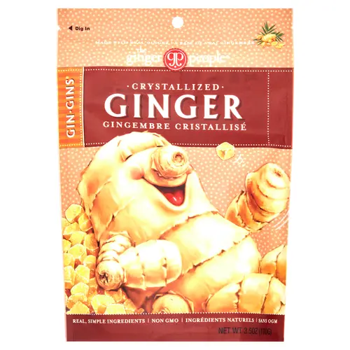 Gin Gins, Crystallized Ginger Candy, 3.5 Oz