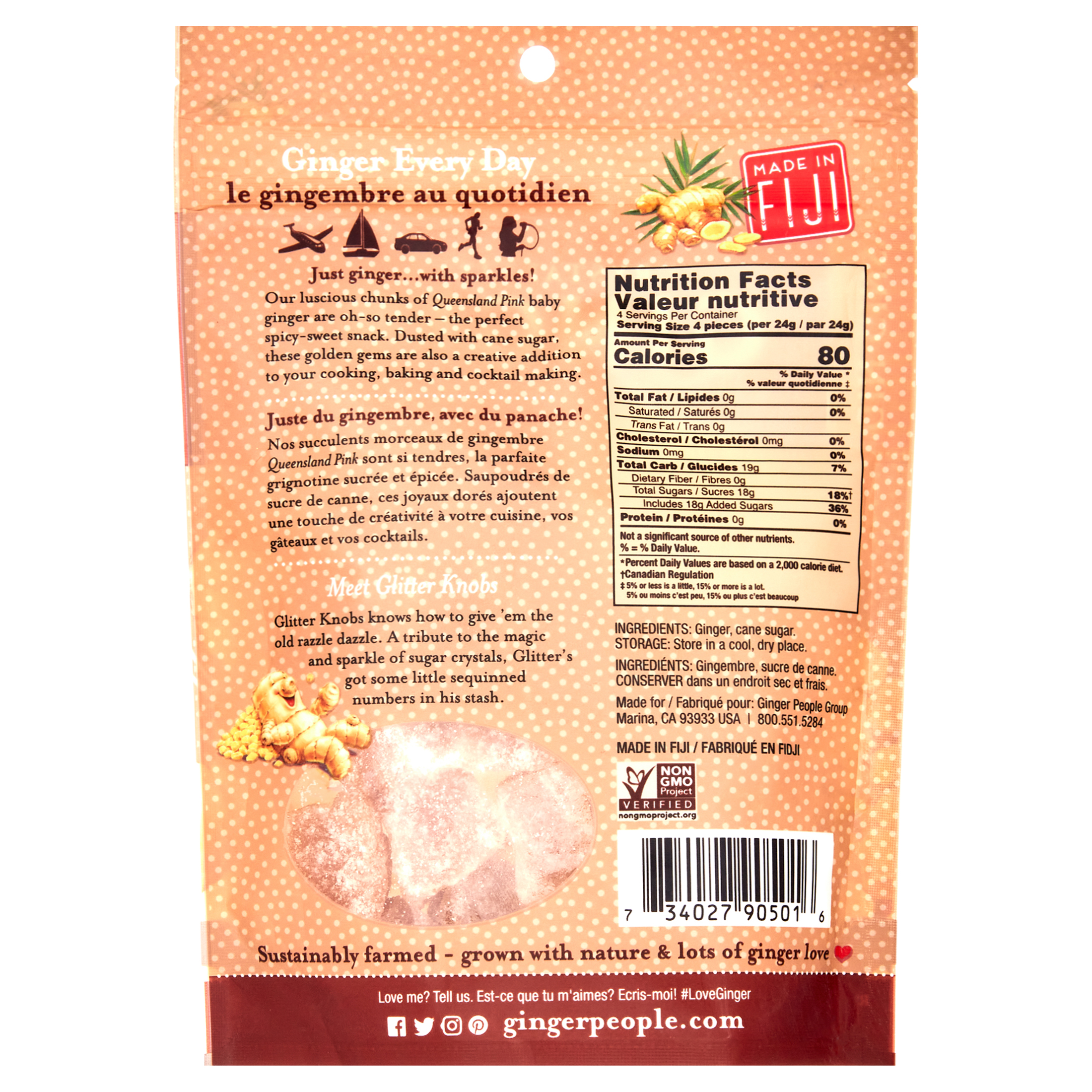 Gin Gins, Crystallized Ginger Candy, 3.5 Oz thumbnail 4