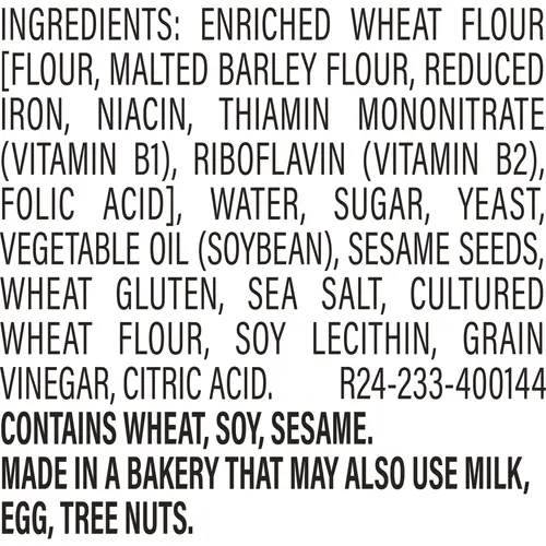 Arnold Sesame Seed Buns, 8 count, White Hamburger Buns, 16 oz Bag thumbnail 4