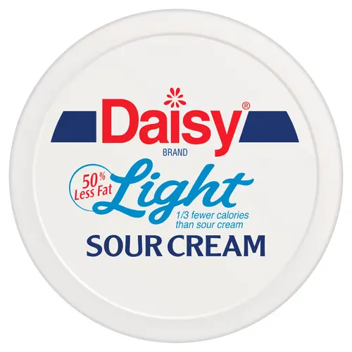 Daisy Pure and Natural Light Sour Cream, 50% Less Fat, 8 oz Tub (Refrigerated) thumbnail 4