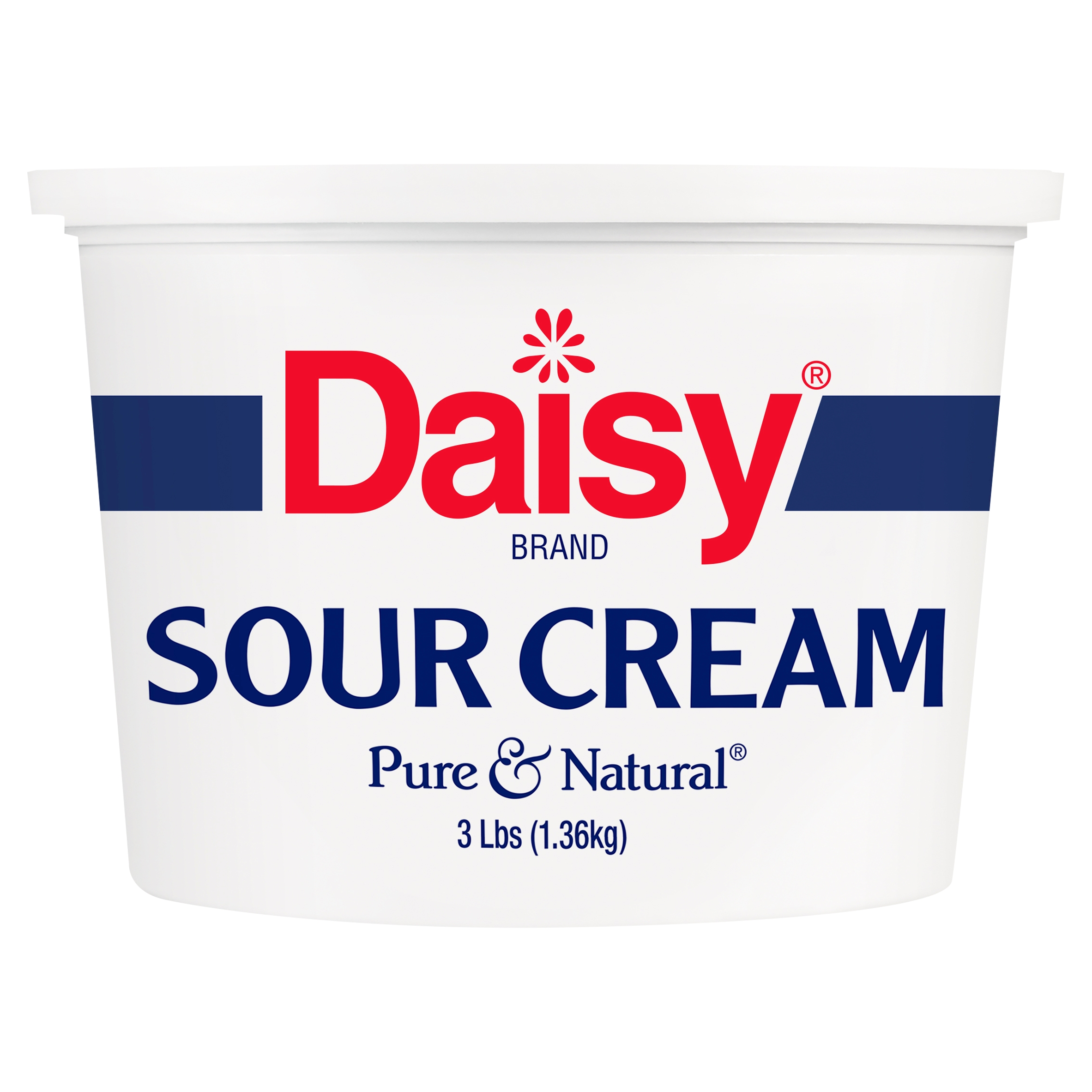 Daisy Pure and Natural Sour Cream, 48 oz (3 lb) Tub (Refrigerated) thumbnail 2